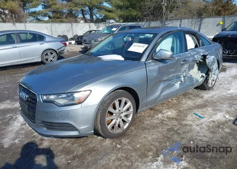 2014 Audi A6 2.0T Premium z USA, uszkodzony, nr VIN WAUGFAFC2EN113511